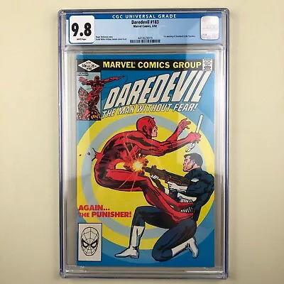 Buy Daredevil #183 (1982) CGC 9.8, 1st Meeting With Punisher • 197.65£