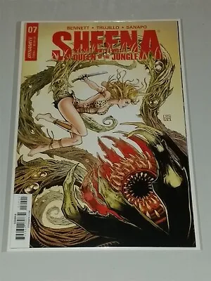 Buy Sheena Queen Of The Jungle #7 Variant B Nm (9.4 Or Better) March 2018 Dynamite • 6.99£