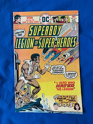 Buy SUPERBOY - LEGION OF SUPERHEROS  #216 /   Hero Who Hated The Legion   / 1976 • 19.78£