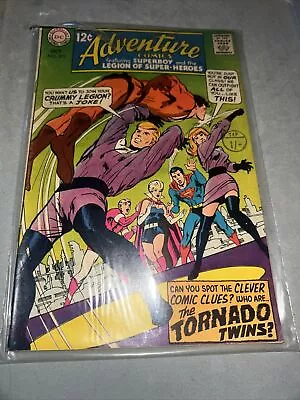 Buy Adventure Comics #373 1ST Appearance Of The Tornado Twins DC Comics Book 1968 • 5£