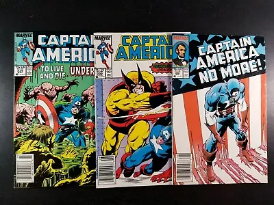 Buy Clean Raw Marvel THREE 1987 CAPTAIN AMERICA #329 #330 #332 Iconic Cover • 13.99£