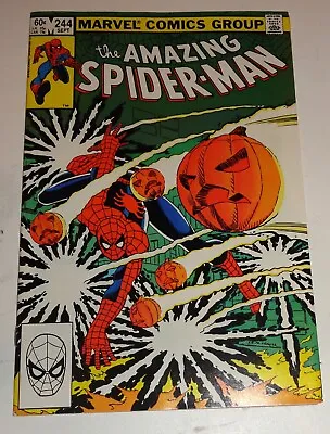 Buy Amazing Spider-man #244 Romita Jr 3rd Hobgoblin Glossy 9.4+ High Grade • 21.30£