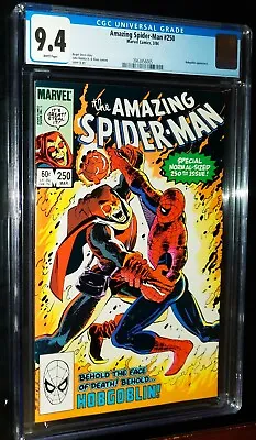 Buy AMAZING SPIDER-MAN CGC #250 1984 Marvel Comics CGC 9.4 Near Mint White Pages 062 • 111.01£