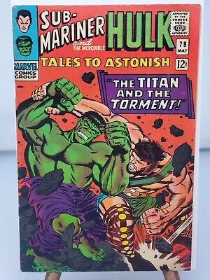 Buy Tales To Astonish #79 Marvel 1966 Hulk VS Hercules 5.0 • 40.02£