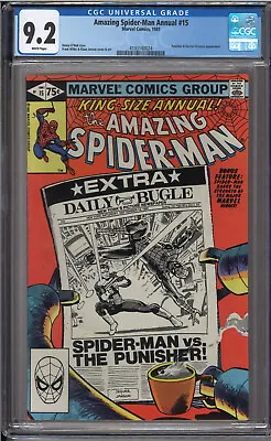 Buy Amazing Spider-Man Annual #15 - CGC 9.2 - Punisher & Doctor Octopus Appearances • 48.65£