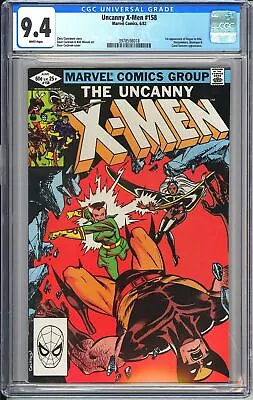 Buy Uncanny X-Men 158 CGC 9.4 1982 3978598018 1st Rogue In X-Men Marvel! KEY! • 64.33£