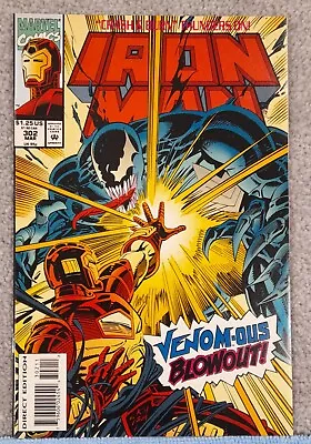 Buy IRON MAN Issue #302 Battling VENOM Marvel Comics 1994 BAGGED AND BOARDED • 5.60£