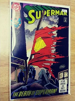 Buy Superman Vol.2 #75 1993 4th Print Variant High Grade 9.0 DC Comic Book PA8-89 • 8.03£