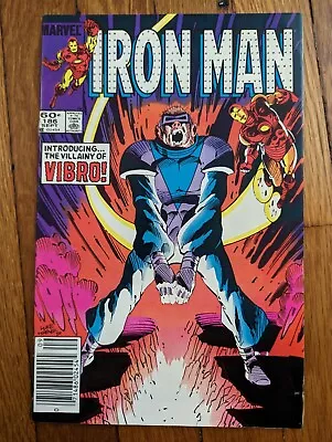 Buy Iron Man #186 1st App Vibro, Jim Rhodes Tony Stark Marvel Comics Copper Age  • 5.53£