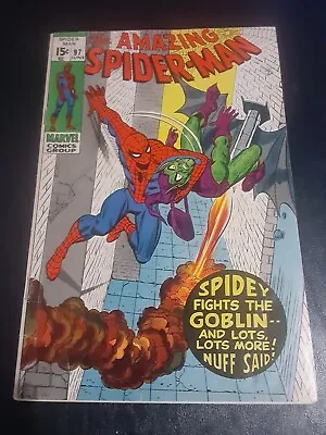 Buy Amazing Spider-man #97 VG 1971 National Diamond Sales Insert Variant • 118.54£