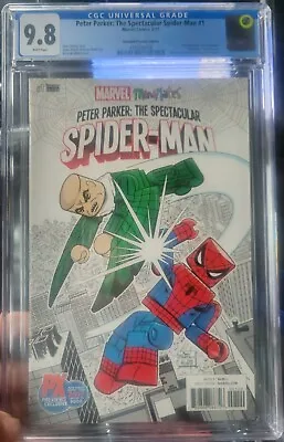 Buy Peter Parker: Spectacular Spider-Man #1 CGC 9.8 2017 Minimates Variant ASM 64... • 85.95£