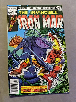 Buy Iron Man #111, Marvel Comics, 1978, Newsstand, FREE UK POSTAGE • 7.99£