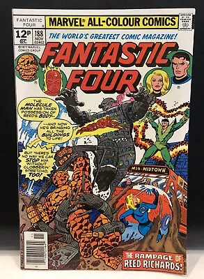 Buy Fantastic Four #188 Comic Marvel Comics Bronze Age • 5.77£