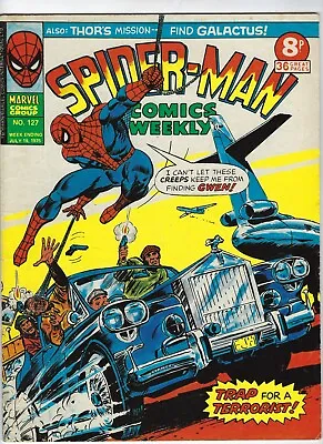 Buy SPIDER-MAN COMICS WEEKLY # 127 - 19 Jul 1975 - GD/VG 4.0 -Iron Man Thor Galactus • 3.95£