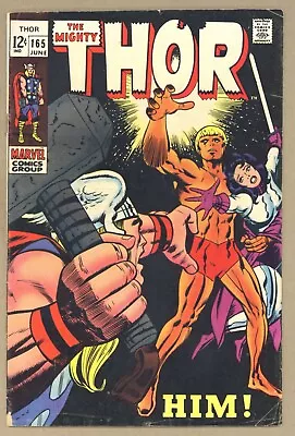 Buy Thor 165 (VG) Jack Kirby 1st Full App HIM (ADAM WARLOCK) 1969 Marvel Comics X830 • 140.90£
