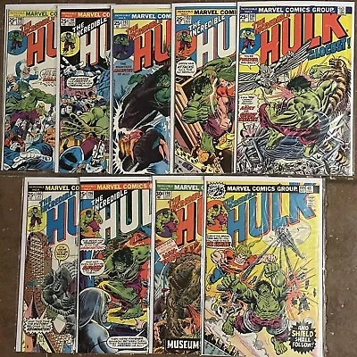 Buy Incredible Hulk #190-196, 198-199 Lot Of 9 Marvel Comics • 23.83£