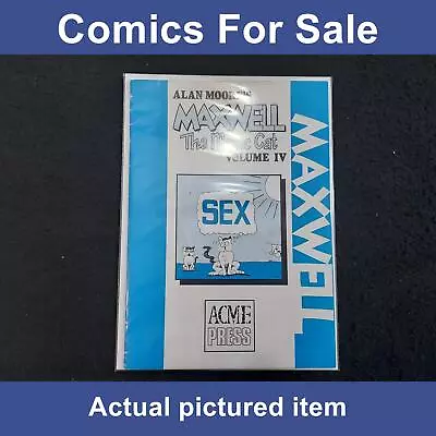 Buy Alan Moore's Maxwell The Magic Cat Volume 4 RARE Comic IV Acme Press (LOT#12330) • 179.99£