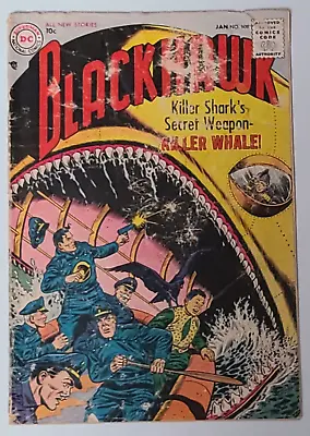 Buy Blackhawk #108 (dc 1957) Silver Age! Est~g-(1.8) 1st Dc Issue “killer Shark  App • 30.16£