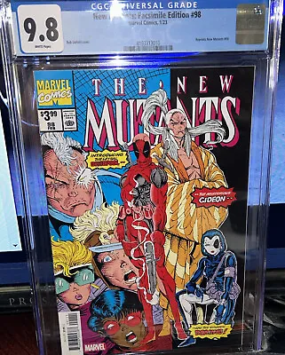 Buy New Mutants: Facsimile Edition # 98 CGC 9.8 1st Appearance Of Deadpool • 94.87£