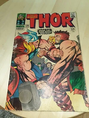 Buy Thor #126 - 1st Appearance Of Thor In Own Title (Marvel, 1966) Complete • 44.88£