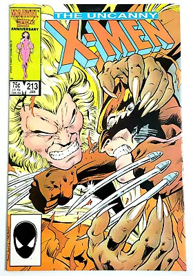 Buy Uncanny X-men # 213 - (1987) Marvel Comics - Mister Sinister Cameo • 31.58£