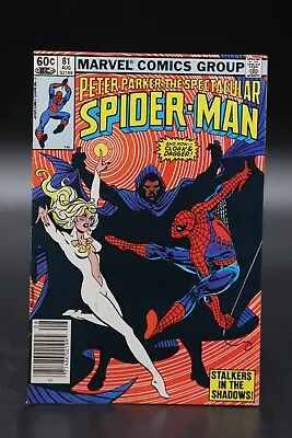 Buy Spectacular Spider-Man (1976) #81 Newsstand Al Milgrom Cloak & Dagger Cover VF • 6.03£