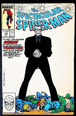 Buy SPECTACULAR SPIDER-MAN #139 Origin Of Tombstone MARVEL COMICS 1988 Key Issue • 2.99£