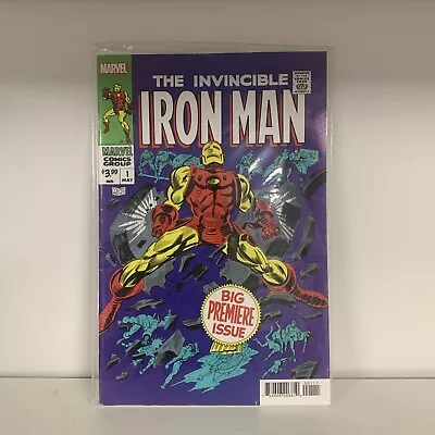 Buy Invincible Iron Man #1 Facsimile July 2023 Marvel (A) Bagged SH3/3 • 15.99£
