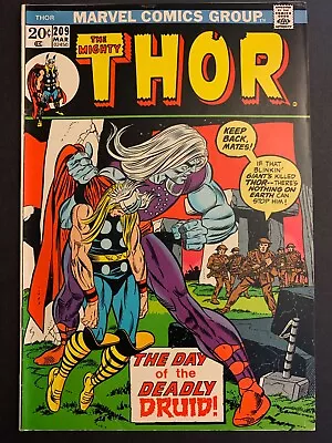 Buy Thor 209 VG -- 1st App. Of Demon Druid, Buscema Marvel 1973 • 7.10£