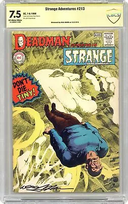 Buy Strange Adventures #213 CBCS 7.5 SS Adams 1968 16-39DE813-095 • 134.40£