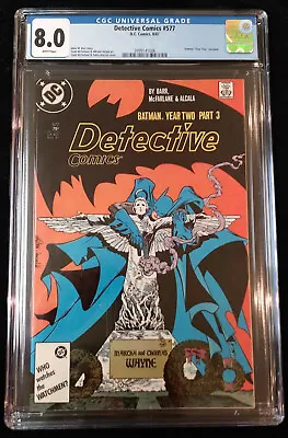 Buy Detective Comics #577, CGC 8.0, McFarlane Cover, Batman Year Two, August 1987 • 35.97£