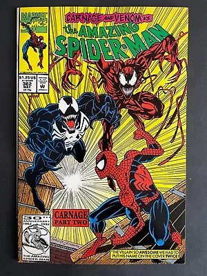 Buy Amazing Spider-Man #362 Venom Carnage Marvel 1992 Comics • 16.05£