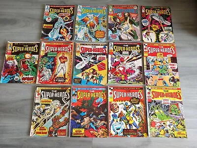 Buy The Super-Heroes 13 Issues Marvel UK 1975 • 24.99£