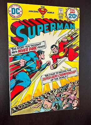 Buy SUPERMAN #276 (DC Comics 1974) -- Bronze Age Shazam -- VG/FN • 25.33£