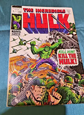 Buy Incredible Hulk #120  📖 Marvel 1969 Silver Age, Stan Lee/Herb Trimpe. VF+ (8.5) • 36.99£