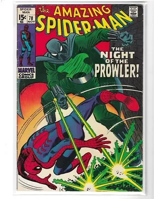 Buy Amazing Spider-Man #78 1st Prowler Appearance Romita Cover 1969 Marvel Comics • 158.12£