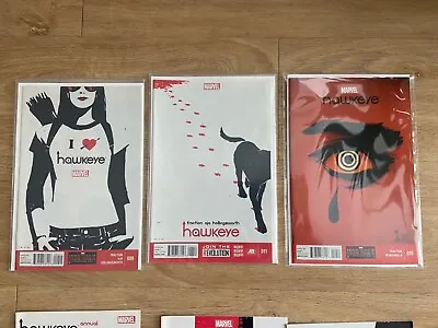Buy HAWKEYE #9 ,10, 11, LUCKY THE PIZZA DOG - Key Issues - Marvel, 2012 • 15£