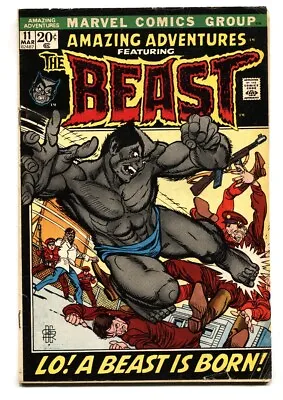 Buy Amazing Adventures #11-1972 Marvel First Furry Beast X-men • 160.04£