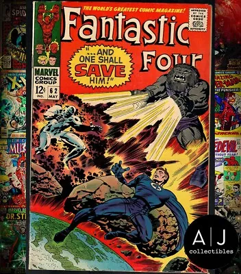 Buy Fantastic Four #62 FN 6.0 1967 First App BLASTAAR! Jack Kirby Cover Stan Lee • 38.57£