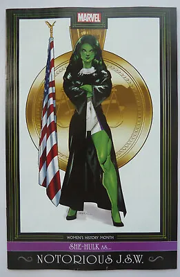 Buy She-Hulk #3 - 1st Printing Bazaldua Womens History Month Variant 2022 VF 8.0 • 4.45£