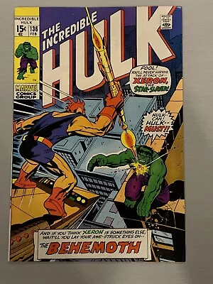 Buy Incredible Hulk #136 (Marvel 1971) 1st Klaatu & Xeron - Herb Trimpe Cover Art • 27.67£