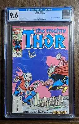Buy Thor #372 CGC 9.6, 1st Time Variance Authority (TVA), Loki Disney+ • 85.17£