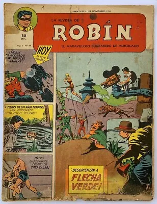 Buy Robin N° 52 Green Arrow Argentina Muchnik Detective Comics N° 171 Spanish 1951 • 4.01£