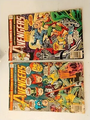 Buy Avengers Lot #154 #155 (Marvel 1976) Bronze Age Reader Damage See Pics • 6.32£