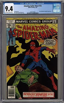 Buy Amazing Spider-man #176 Cgc 9.4 Off-white To White Pages Marvel Comics 1978 • 63.96£