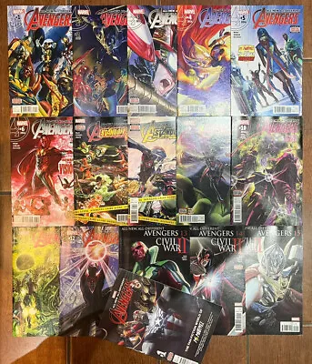 Buy Marvel Comics All New All Different Avengers #1-15 2015 Full Complete Series Nm • 29.99£