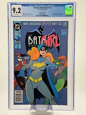 Buy Batman Adventures #12 CGC 9.2 Newsstand White Pages 1st Harley Quinn • 458.54£