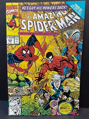 Buy THE AMAZING SPIDER-MAN Volume 1 #343 Jan. 1991 Marvel Comics • 7.88£