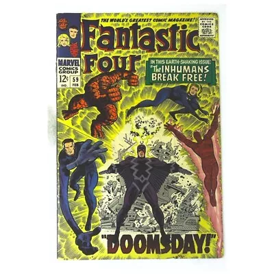 Buy Fantastic Four (1961 Series) #58 In Fine Minus Condition. Marvel Comics [m • 37.06£