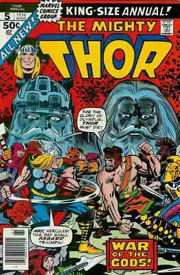 Buy Thor Annual #5 VG; Marvel | Low Grade - 1st Appearance Toothgnasher & Toothgrind • 35.17£